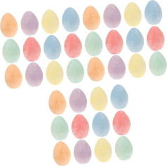 3 Sets Egg Chalk Tablet for Garden Toys for Drawing Tablet Chalk Board Drawing Pad for Chalk Paint Children's Chalk Liquid Calcium Sulphate 12 Pieces x 3