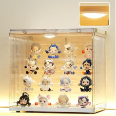 CHACTORY Acrylic Display Case Plastic (White, Large)