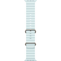 Okeāna siksniņa matēti zilā krāsā 49 mm aploksnei - dabīgā titāna elementi