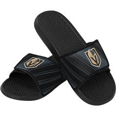 FOCO Legacy Sports Shower Sandals, Flip Flop Men's Las Vegas Golden Knights NHL Men's Legacy Sport Slide - XL