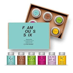 Stay Spiced 480 g / Famous Six - Gift Box I Stay Spiced 480 g Spice Box with 6 Popular Spice Classics from the Spice Manufactory I Ideal as a Gift for Men and Women