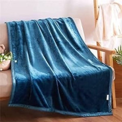 Super Soft Blanket Flannel Plane Sofa Office Kids Travel Fleece Portable Car Travel Blanket (A 100x120cm)