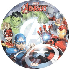 Dekora - 114401 Marvel Avengers Edible Wafer Rice Paper Cake Topper 20 cm