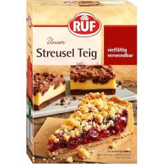 RUF Sprinkles Cake, Baking Mix for Sprinkles Dough, Mix for Fruit Cakes with Pudding or Apple Crumble, Vegan