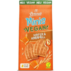 Brandt Minis Vegan Oats and Caramel Rusks 85g
