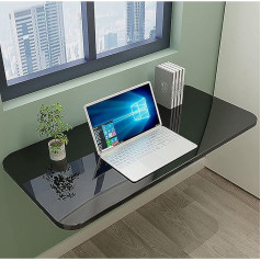 Kisyholg Wall Mounted Folding Table, Wall Mounted Folding Workbench, Wall Mounted Desk, Folding Desk, Wooden Wall Table for Laundry Room/Home Bar/Kitchen
