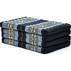 Leewadee Folding Guest Bed, Folding Car Mattress, Guest Mattress, Folding Mattress, Made of Kapok, Extra-Wide, 200 x 110 x 8 cm