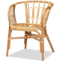Bali & Pari Baxton Studio 185-11870-AMZ Chairs, Natural