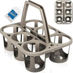 Premium Bottle Carrier 6 Bottles Drinks Basket Drink Carrier
