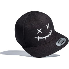 Zombie Cap Men's Flexfit Snapback: Scary Smile – Baseball Cap Men's & Women's Baseball Cap Men Halloween