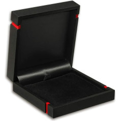 Jewelry Case Box Chains Bracelet IMPPAC Universal-Packing Pouch Black-Red 92 x 92 x 30 mm VE142 Gift Wrap