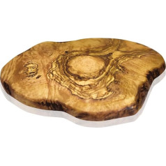 Olive Wood Board, Chopping Board, Wooden Board, Breakfast Board, Steak Board, Natural Cut, 30 x 16.5 cm (+-2 cm)