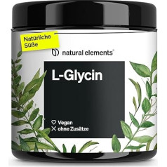 L-Glycine Powder - 500 g (11 Month Range) - Vegan, Optimal Dosage, No Additives, Naturally Sweet - Produced in Germany & Laboratory Tested