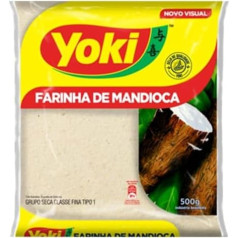 Yoki Manioc Flour / Farinha de Mandioca Cruda 500g