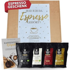 Espresso Gift Set (4 x 100 g) – Gift Idea for Espresso Lovers Gift – Did I Heard Espresso Here?