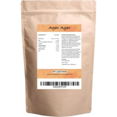 Agar Agar Pulver 250g – Vegane Gelatine-Alternative, 100% Rein, Hochwertiges pflanzliches Geliermittel für Desserts, Marmeladen & Kochen – Glutenfrei & Ohne Zusatzstoffe