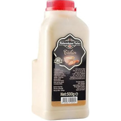 Tahini Sesame Paste, Tahini from Peeled and Roasted Sesame Seeds, Ideal for Hummus, Dips and Sauces, Natural Sesame Cream without Additives, (500 g)