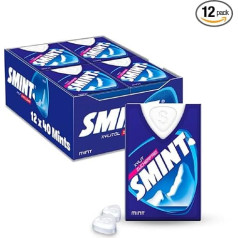 12 x Smint Original Sugar Free Mints 40 Pastilles 8g Sugarfree With Xylitol by Smint