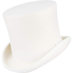 DEMU Top Hat Felt Hat Wool Felt Hat Theme Party Hat Carnival Chapeau Topper Fancy Dress Costume Black Hat Circumference 54-56 cm