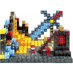 Yolla Loos Magnetic Building Blocks 108 Pieces Building Mine Magnet World Magic Portal Set, Magnetic Tiles Toddler Toy Outdoor Toy for Boys and Girls from 3 Years