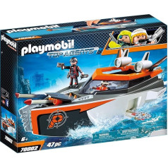 Playmobil 70002 Top Agents Spy Team Turboship Multi-Coloured