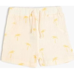 Textured Cotton Shorts