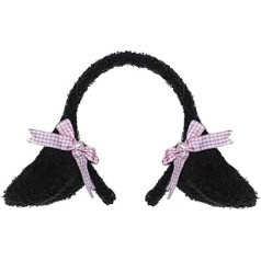 Cute Lamb Ear Headband Bow Sheep Headband Fancy Dress Cosplay Costume
