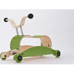 Wishbone Mini Flip Mix, Match 3-in-1 in Top Green, Base Green, Wheels Green