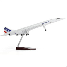1:125 Scale Die-Cast Metal Concorde Aircraft Air France Edition - Ideal Collectible and Gift for Aviation Enthusiasts