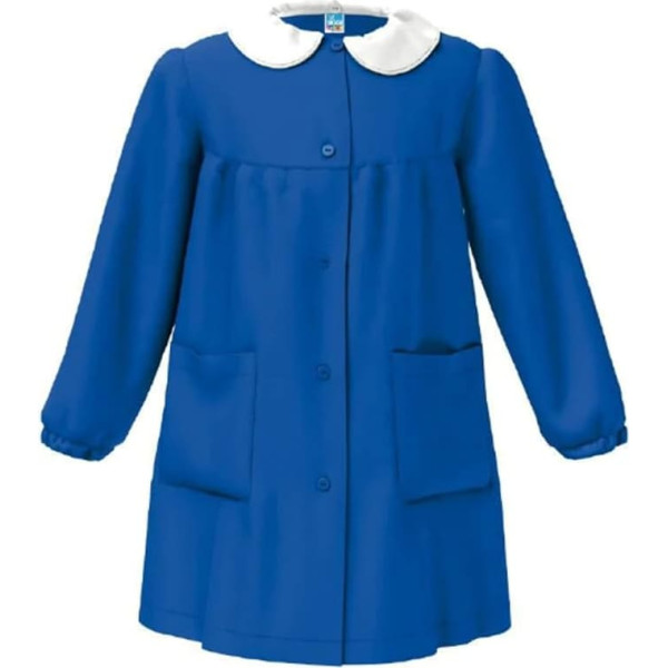 La Primula Verde, Schürze für Grundschule, Kindheit für Mädchen, Siggi, Blau, Knöpfe, mit und ohne Logo, von 6 bis 15 Jahren, weißer Kragen, empfohlen für Mutter, Grund, Mittel, Kein Logo, 13 Jahre