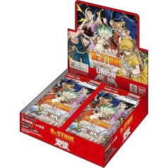 BANDAI Dr.Stone Trading Card Game Booster Pack, 16 Packs, 1200 Cards Including Parallel Card