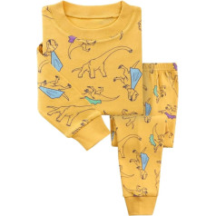 Toddler Boys Girls Clothes Set Baby Soft Cartoon Prints Long Sleeves Top Pants Sets Outfits Kids Cute Fall Outfits A-314