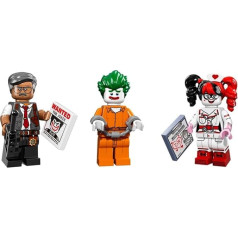LEGO Joker, Harley Quinn, Commissioner Gordon Minifigures Batman