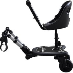 Englacha 2-in-1 Cozy X Rider Buggy Board with Seat