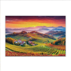 Puzzle 4000 Teile Frühling Landschaft Puzzle Erwachsene Anspruchsvoll, Klassische Holzpuzzle Erwachsene, Puzzlespiele für Die Ganze Familie, Wooden Jigsaw Puzzel ab 14 Jahre für Junge Mädchen S-3