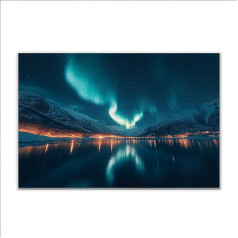 Puzzle 2000 Teile Nordlicht Landschaft Puzzle Erwachsene Anspruchsvoll, Klassische Holzpuzzle Erwachsene, Puzzlespiele für Die Ganze Familie, Wooden Jigsaw Puzzel ab 14 Jahre für Junge Mädchen Y-1