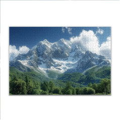 Puzzle 4000 Teile Frühling Landschaft Puzzle Erwachsene Anspruchsvoll, Klassische Holzpuzzle Erwachsene, Puzzlespiele für Die Ganze Familie, Wooden Jigsaw Puzzel ab 14 Jahre für Junge Mädchen B-5