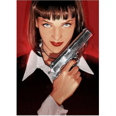1000-teiliges Puzzle, Uma Thurman, Filmkunst-Poster, für die Familie, Stressabbau, Lernspielzeug, Xq587Zy, 38 x 52 cm
