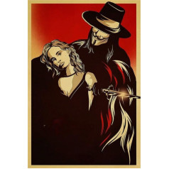 Puzzle 1000 Teile V Filmplakat Puzzle für Erwachsene Lernspiel Familiendekompressionsspielzeug Gt421Zw 50x70CM