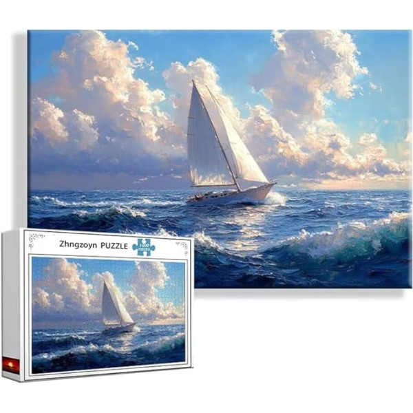 Puzzle Ozean Landschaft 2000 Teile Groß XXL 100 x 70 cm, Jigsaw Art Impossible Erwachsene Anspruchsvoll, Klassische Jigsaw Erwachsene, Junge, Mädchen, Geschicklichkeitsspiel für Die Ganze Familie C-6