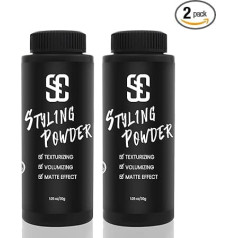 SOVONCARE Hair Styling Powder Mat, Styling Powder, Natural Look, Hair Texture Powder Hair Volumizer, Matte Finish, Unisex, Fragrance-Free, for Any Look and Hair Type