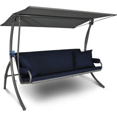 Angerer Elegance Joy 3-Seater Swinging Hammock, blue