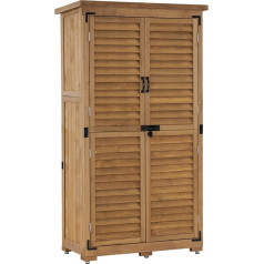 MCombo Wooden Garden Storage Cabinet Tool Shed