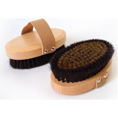 Pack of 2 Copper Body Scrubber Dry Brush for Waking, Smoothing Skin and Stress Relief, Beech Wood Copper Wire Brush, Body Bath Massage Cleaning Brush, Meridian Exfoliating Bath Brush