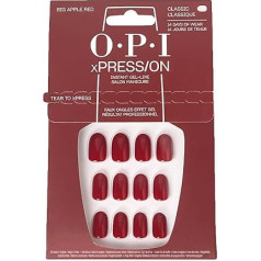OPI Xpress/On - Big Apple Red - 30 x Reusable Gel Effect False Nails - Up to 14 Days Hold