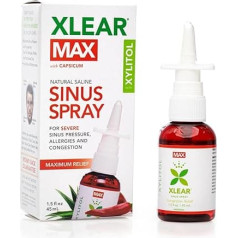MAX Homeopathic Saline Nasal Spray with Capsicum, 1.5 fl oz