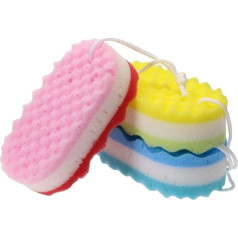 Tupalizy Weicher Badeschwamm, Körperschrubber zum Baden, Peeling, Duschschwamm für Damen, Herren, Familie, Reinigung, Schrubben, Waschen, Schaumschwamm, groß mit Bademantel zum Aufhängen im