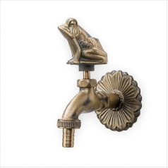 Nostalgic Frog Faucet Outdoor Garden Spout Tap Antique