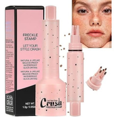 Faux-Sommersprosse-Stempel-5-Punkt, Wasserdichtes Sommersprossen -Make -up für Gesicht, Natürlich aussehende lang anhaltende Schönheits-Sommersprossen Marker, schnell trocken (01#)
