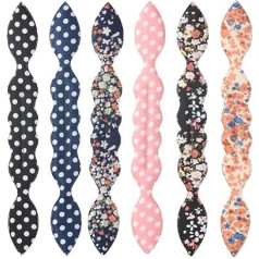 6 Pieces Hair Bun Maker, Sponge Hair Holder, Flexible Doughnut Bun Twist Hair Styling, Hairdressing Aid Reusable Hair Accessories for Girls Women